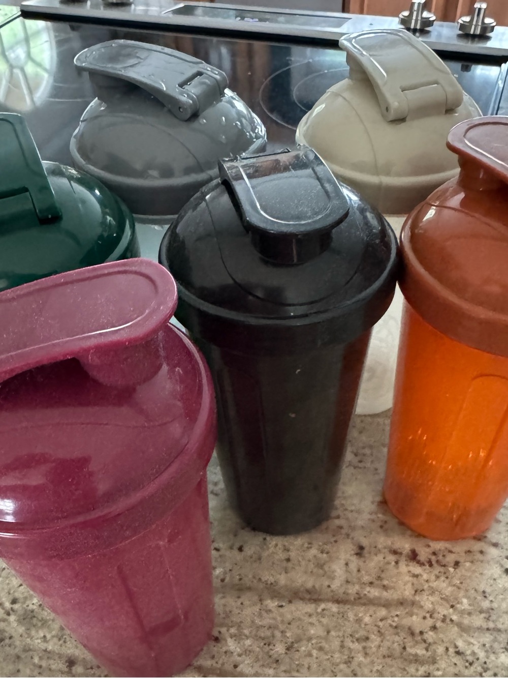 Reusable Shaker Cups - 6 colors